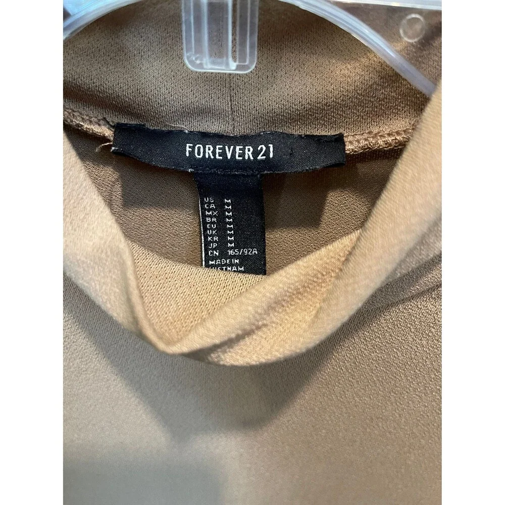Forever 21 brown turtleneck top